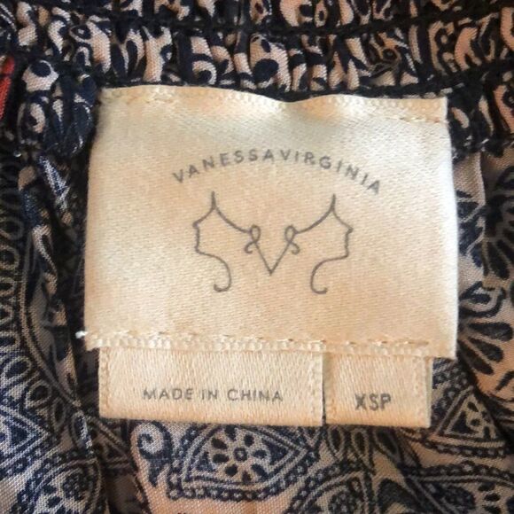 ANTHROPOLOGIE VANESSA VIRGINIA AUGUSTA OFF SHOULDER SWINGY LACE TOP SIZE XSP - Picture 8 of 10